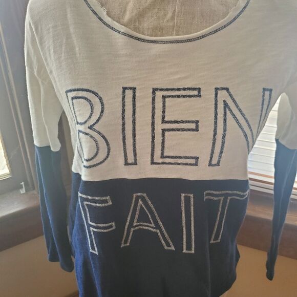 Madewell  Bien Fait color block top size XS - Picture 2 of 5